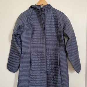 LL. Bean grey knee length puffer